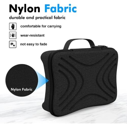 Travel Storage Bag Compatible w/ PS5 Luxury Console Protective Bag Travel Carry Case for Dualsense Wireless Controller