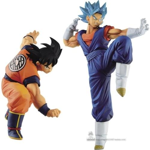 Original Banpresto BP FES VOL.14 Goku SSJ God Blue Vegetto Action Figure Model Kids Toys Anime Figurals Brinquedos