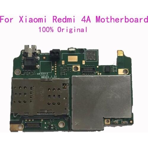 Global Firmware Original Board For Xiaomi Redmi 4A Motherboard 16GB Chipsets Circuit Flex Cable Electronic Support Multi Languag