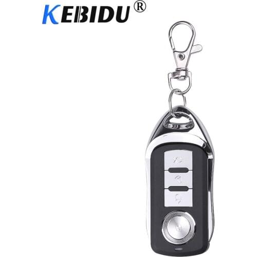 KEBIDU 433MHZ Universal Garage Gate Door Remote Control 4 Key Auto Pair Copy Remote Garage Door Opener Remote Control Duplicator