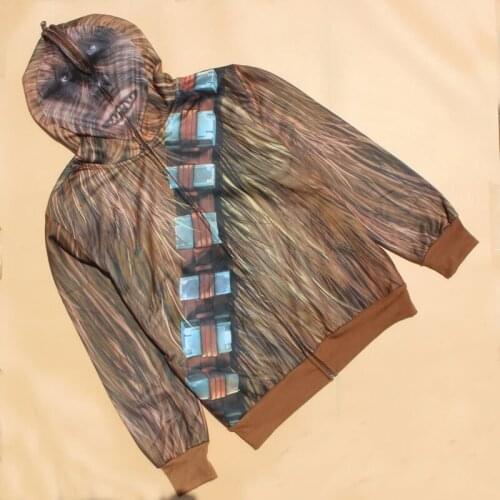 AD War of Apes Boys Jacket Thin Fleece Coat for Big Children Kids Spring Outwear Clothes