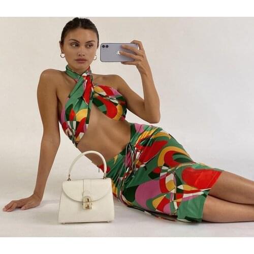 Summer Fashion Tracksuits Women Sexy Club Female Print Two Piece Set (Tops+Long Skirts) Skinny Pencil Bodycon Casual Suits Women