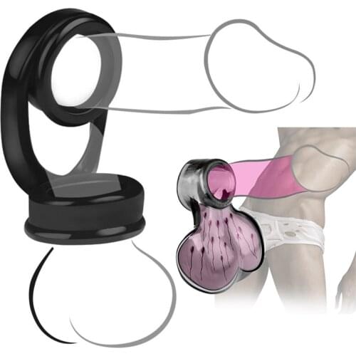 Reusable Cock Rings Sex Toys for Men Delay Ejaculation Adult Games Male Chastity Device