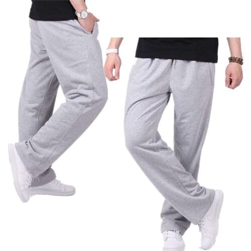 Mens Trousers Joggers Large Big 5Xl 6Xl Men Plus Size 7Xl Pants Solid Baggy Loose Elastic Pants Pencil Sweatpants Casual Pants