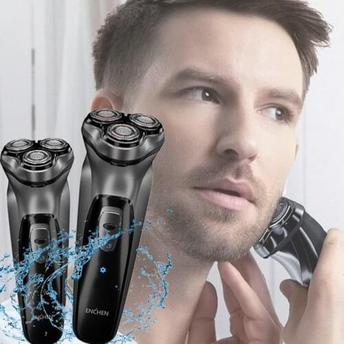 2021 New Enchen 3D Electric Shaver Shaver Mens Washable Type-C USB Rechargeable Shaver Beard Trimmer Portable Electric Shaver
