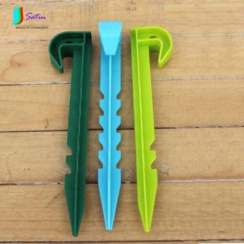 O0006 14.5CM Outdoor Accessories Plastic Tent Pegs/Camping Spikes Tools Heavy Duty Awning Sunshade Tent Floor Stakes