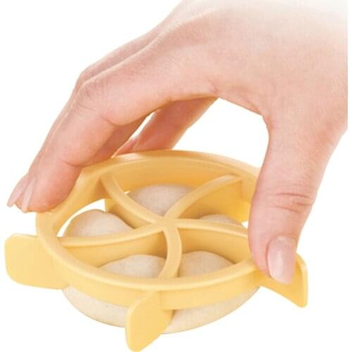 Plastic Kaiser Roll Maker Cake Mold Bread Seal Cutter Bakeware Pastry Baking Decoration Accessories