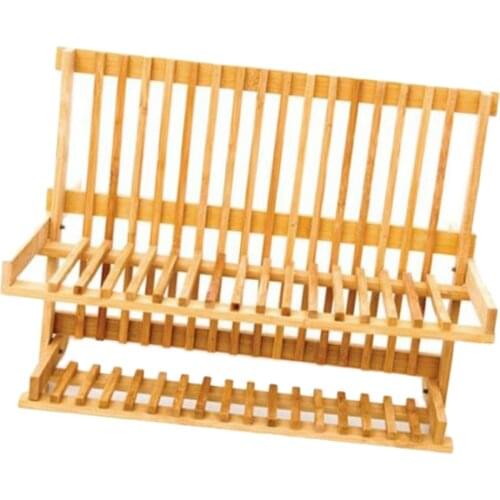 Foldable X Shape 2-tier Shelf Small Dish Drainer for Home Use Kitchen Camping Picnic BBQ Cooking