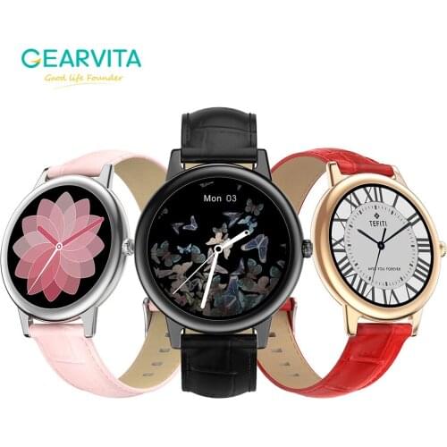 Gearvita E10 Smart Watch GPS Heart Rate Monitor Blood Pressure IP68 Waterproof Stopwatch Women Smartwatch