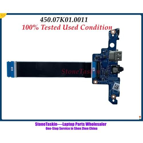 StoneTaskin quality Audio/USB Board For HP ENVY x360 m6-ar004dx M6-AR 15.6" Genuine Power Button Board w/Cable 450.07K01.0011
