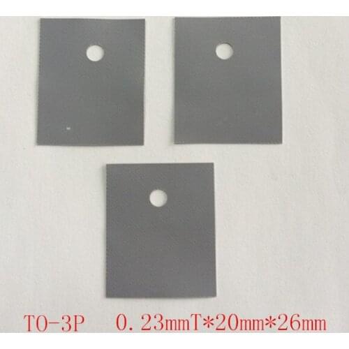 TO-3P Silicon Film TO-247 Gray Thermally Conductive Insulating Cloth MOS Tripolar Crystal Oscillator Tube Insulating Gasket Gap