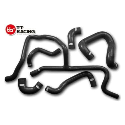 TT1121BK - Silicone Radiator Hose Kit For BMW E30 M20 325 325i 6cy 88 89 90 91 92 93 Black