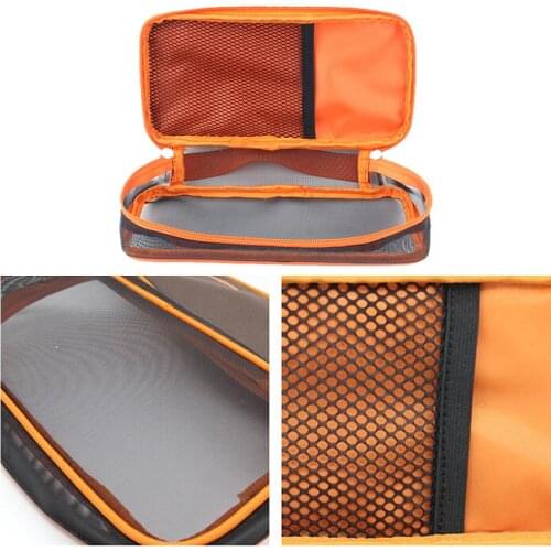 Outdoor Camping Tableware Storage Container Travel Cutlery Tableware With A Bag For BBQ Portable Picnic