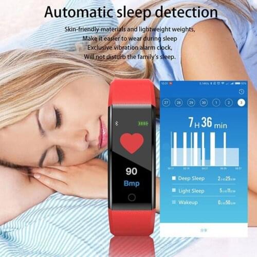 115plus Waterproof Smart Band Health Bracelet Heart Watch Fitness Smart Tracker K2S4 Smartband Rate Blood Wristband Pressur F7Z9