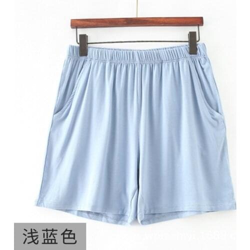 2021 new ladies loose large size thin summer pajama shorts home service
