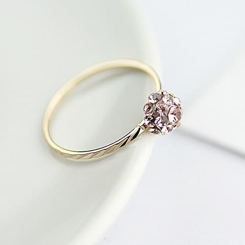 New Sale Brand TracysWing Rings for women Genuine Austria Crystal Copper Gold Color Fashion ring Zirconia #RG95319