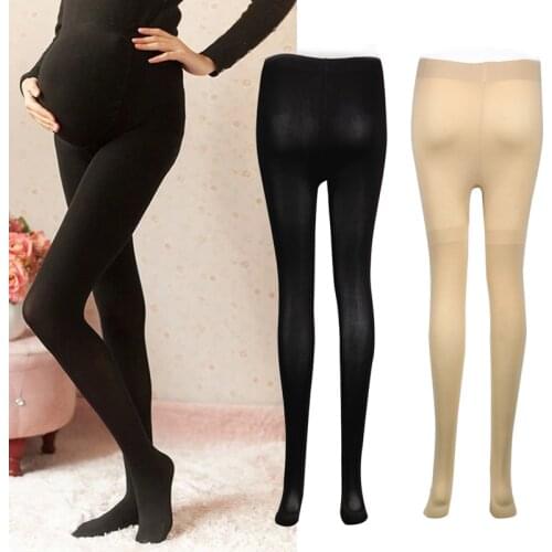 1 Pc 120D Women Pregnant Socks Maternity Hosiery Solid Stockings Tights Pantyhose Hot New