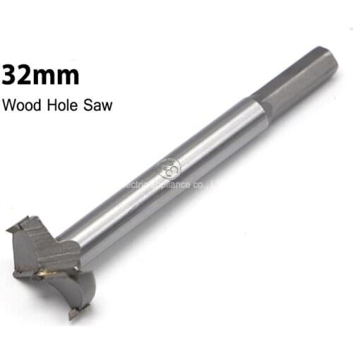 2Pc/lot 32mm 1.26" Wood Hole Saws Long Type 120mm Wood Drilling Accessories for Woodworking Wood Cutter Drilling Bit Tools