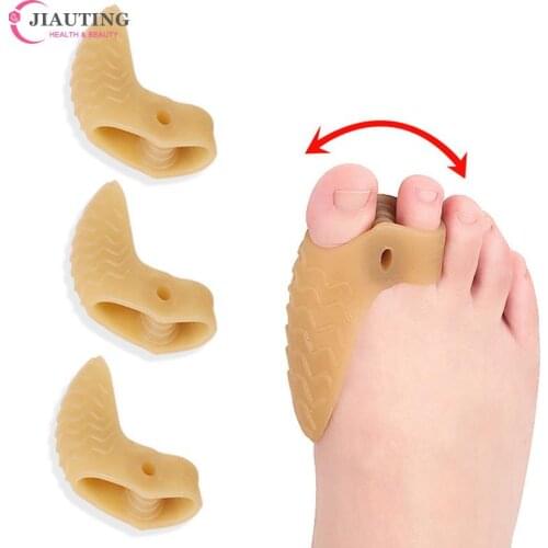 Silicone Gel Small Toe Separator For Prevent Toe Side Overlap Hallux Valgus Corrector Proector Thumb Protection Orthopedic Pad