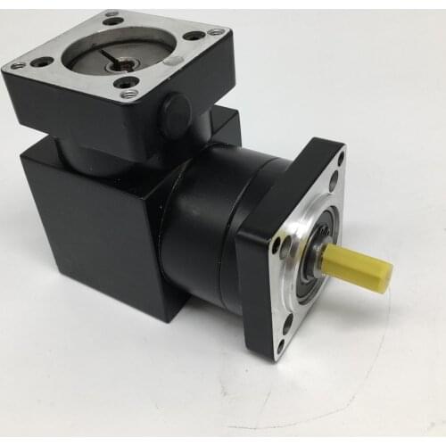 20 :1 Right Angled Planetary Speed Reducer Gearbox 90degree Angle Reversing Corner 8mm 6mm input for NEMA23 57mm Stepper Motor