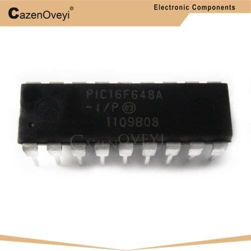 5pcs/lot PIC16F648A-I/P PIC16F648A 16F648A-I/P 16F648A DIP-18 In Stock