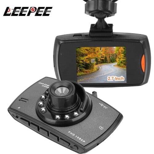 LEEPEE Car DVR Driving Recorder Video 2.7 Inch HD 2600W Camera 6pcs IR LED Night Vision Multi-language Support Auto Electronics