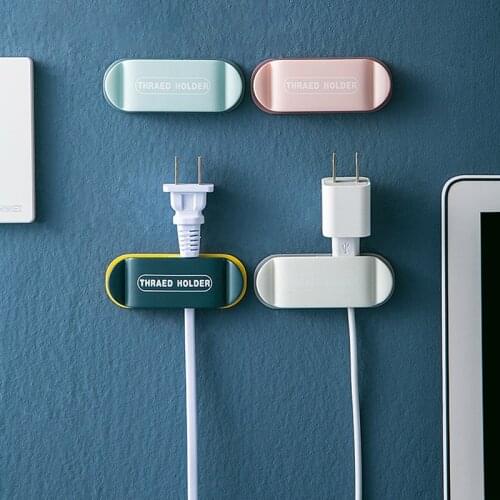 Hook Kitchen Power Plug Hub Hooks Multi-Function Wall Mounted USB Wires Kitchen Hooks 4Pcs for Kitchen Bathroom Plug Wires Hub