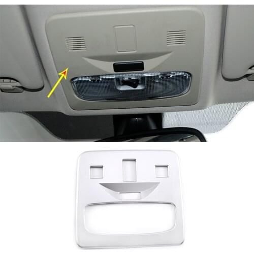 For Land Rover Freelander 2 2007-2015 Car Styling ABS chrome Car Front Reading Light Frame Trim Sticker Car Accessory（2 Style