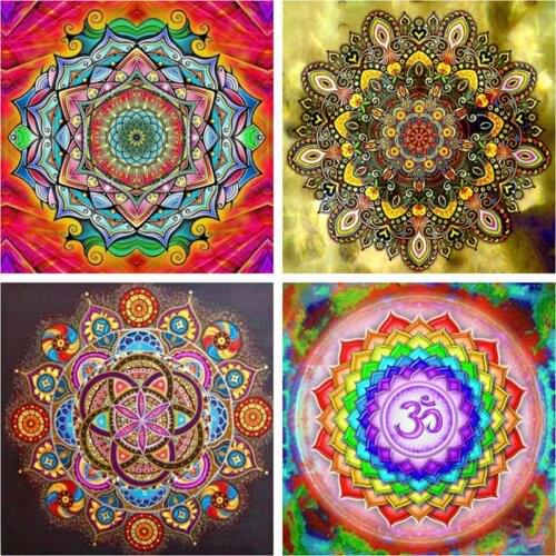 EverShine Diamond Painting Flower Cross Stitch Diamond Mosaic Full Square Floral Bead Embroidery Mandala Handmade Hobby Gift