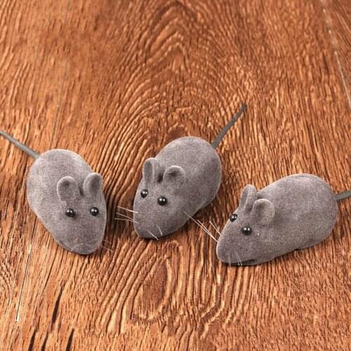 Fake mouse simulation soft vocal toy pet cat toy mouse dog toy funny cat toy pet supplies