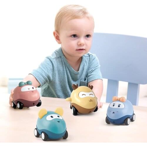 New Classic Boy Girl Truck Vehicle Kids Child Electric Inertia Cartoon Car Toy Small Pull Back Car Toys Plastic Colorful Car