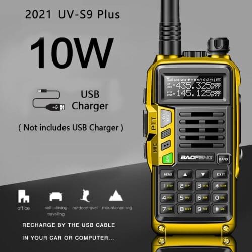 New 2021 Powerful Walkie Talkie CB Radio Transceiver 8W/10W 10km Long Range up of uv-5r Portable Radio Hunt City