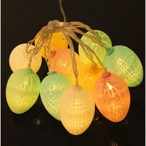 Easter LED Rainbow Egg Light String Decoration Lamp Warm White Easter Home Christmas Wedding Birthday Party Decoration Light