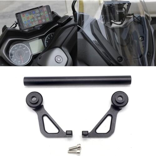Motorcycle Front Phone Stand Holder Smartphone Phone GPS Navigaton Plate Bracket For Yamaha XMAX 125 250 X MAX300 400 2017 2018