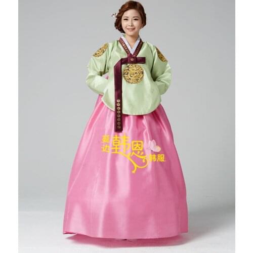 Hanbok Dress Traditional Korean Ceremony Costume DANGUI Korean Royal Costume