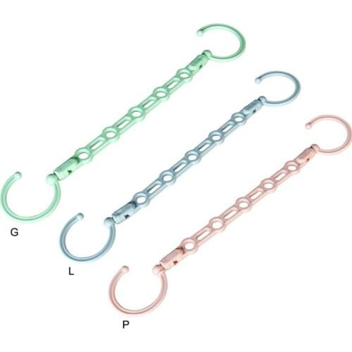Porous Windproof Hanger Multi-function Rotating Hanger Travel Portable Non-slip Clothes Hook Non-slip Clothes Hook