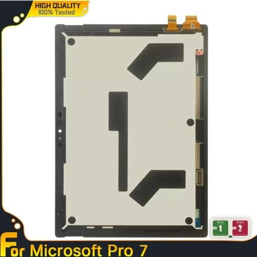 For Microsoft Surface Pro 7 1866 Tablet LCD Display Touch Screen Digitizer Assembly Replacement with board for microsoft pro7