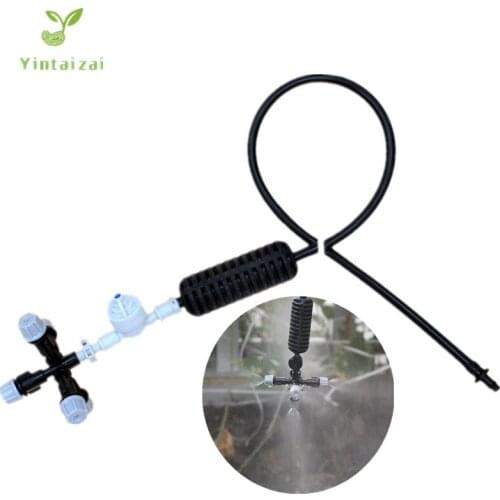 10Sets 5-Ways Misting Hanging Assembly Sprinkler Cooling Hanging Sprinkler For Garden Greenhouse Irrigation