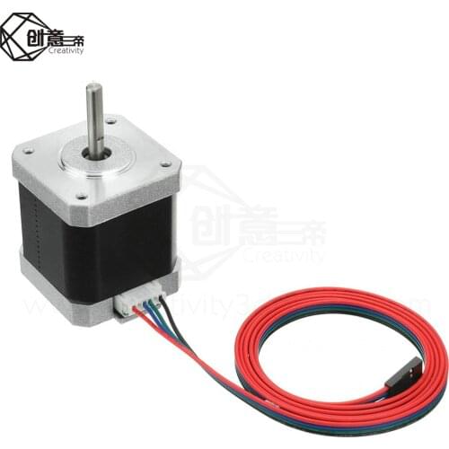 Creativity Nema17 Stepper Motor 48mm /78Oz-in 1.7a 42BYGH 1.7A (17HS8401/17HS8401S) motor 4-lead for 3D printer