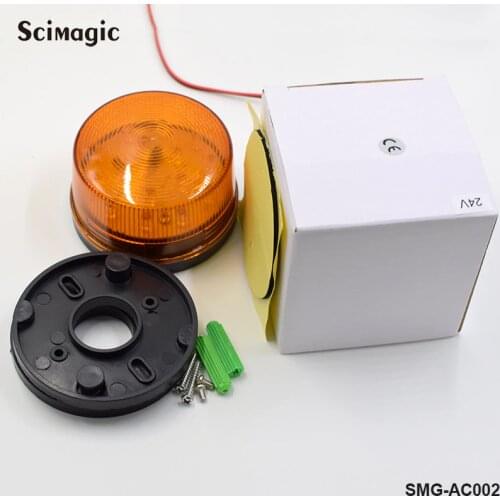 Alarm Signal Lamp Strobe Warning Light Waterproof 24V Indicator Light LED Lamp Small Flashing Light Security