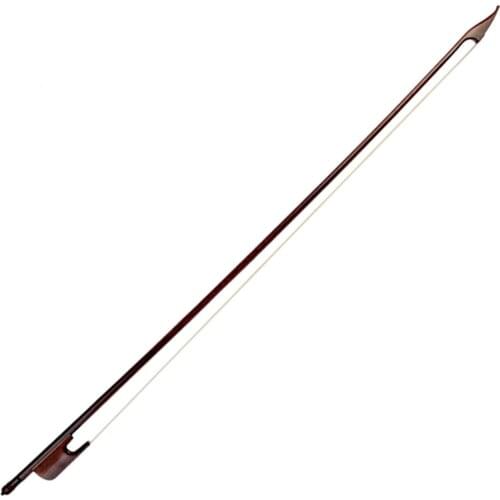4/4 Violin Bow Baroque Style Snakewood Round Stick Snakewood Frog White Horsehair Well Balanced String accessories