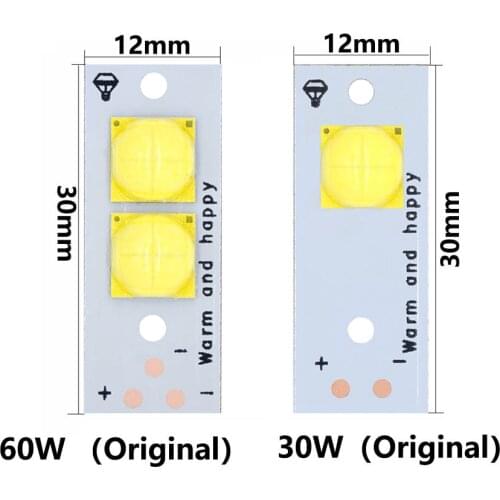LED COB Light 60W 30W Original CREE XPH70.2 High Power Car Headlight Bead Repair Parts DIY LED Kit Cold white 6500K
