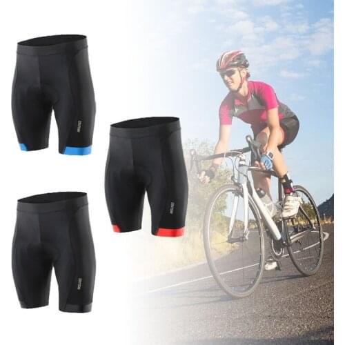 Arsuxeo Reflective Skinny Stretch Pants Road Cycling Pants Silicone Pad Quick-Drying Breathable Mountain Pants