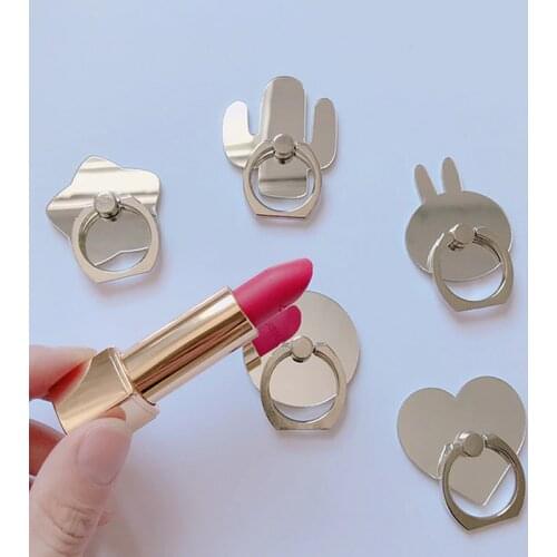 Universal Mirror Lazy Mobile Phone Ring Holder Stand Cute Animals Finger Ring Holder suporte celular For All Mobile Phones