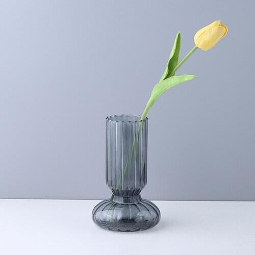 Flower Vase for Table Decoration Living Room Decorative Vase Planter Tabletop Terrarium Glass Containers Desktop Table