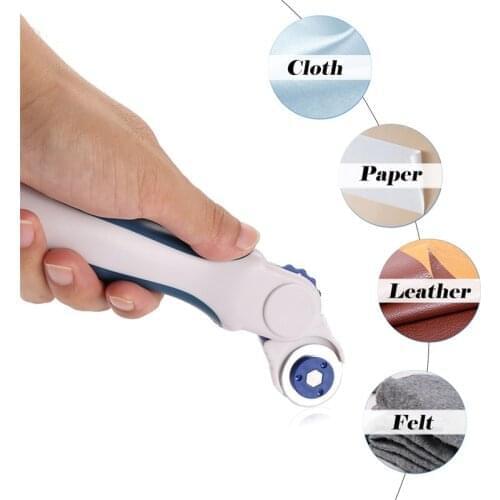 Rotary Cutter 3 blades Stainless Steel Blade ABS Handle For DIY Scrapbook Photo Album Craft Card 2021 New