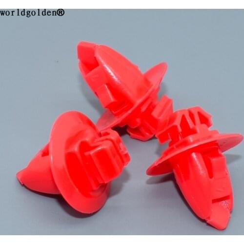 Worldgolden 100pcs auto fasteners Fender & Wheel Flare Moulding Clip for Toyota 90904-67037