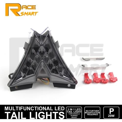 1 Set Motorcycle LED Turn Signals Rear Brake Tail Light Taillight For Aprilia RSV4 Tuono V4 2010 2011 2012 2013 2014 2015 2016