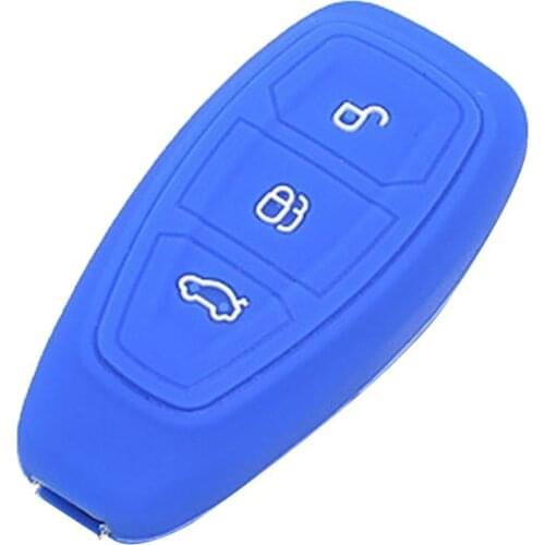 3 Buttons Silicone Remote Car Key Fob Cover Case for Ford Focus Mondeo Fiesta Auto Accessories