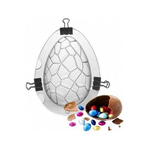 3d Cute Easter Egg Cake Mold Fondant Cake Tools Chocolate Mold Cookie Candy Molds Cake Baking Pastry Decorating Tool DIY Plastic